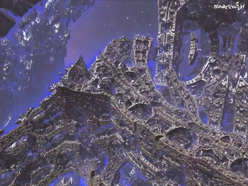 Product picture HD 3D Mandelbox fractal set zoom animation - height rip