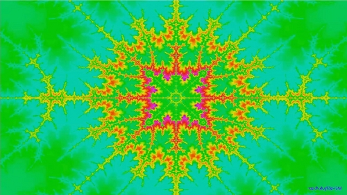 Product picture HD 2D Mandelbrot fractal set zoom animation - acid rainbow